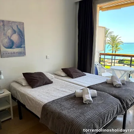 Casa Angeles - Terraza Y Vista Al Mar 托雷莫利诺斯