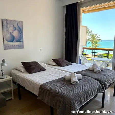 公寓 Casa Angeles - Terraza Y Vista Al Mar 托雷莫利诺斯