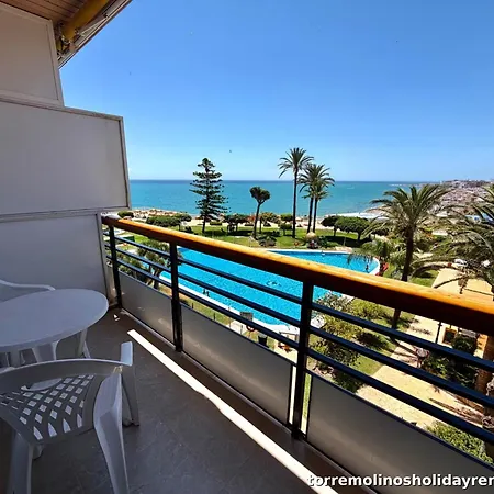 Casa Angeles - Terraza Y Vista Al Mar 托雷莫利诺斯